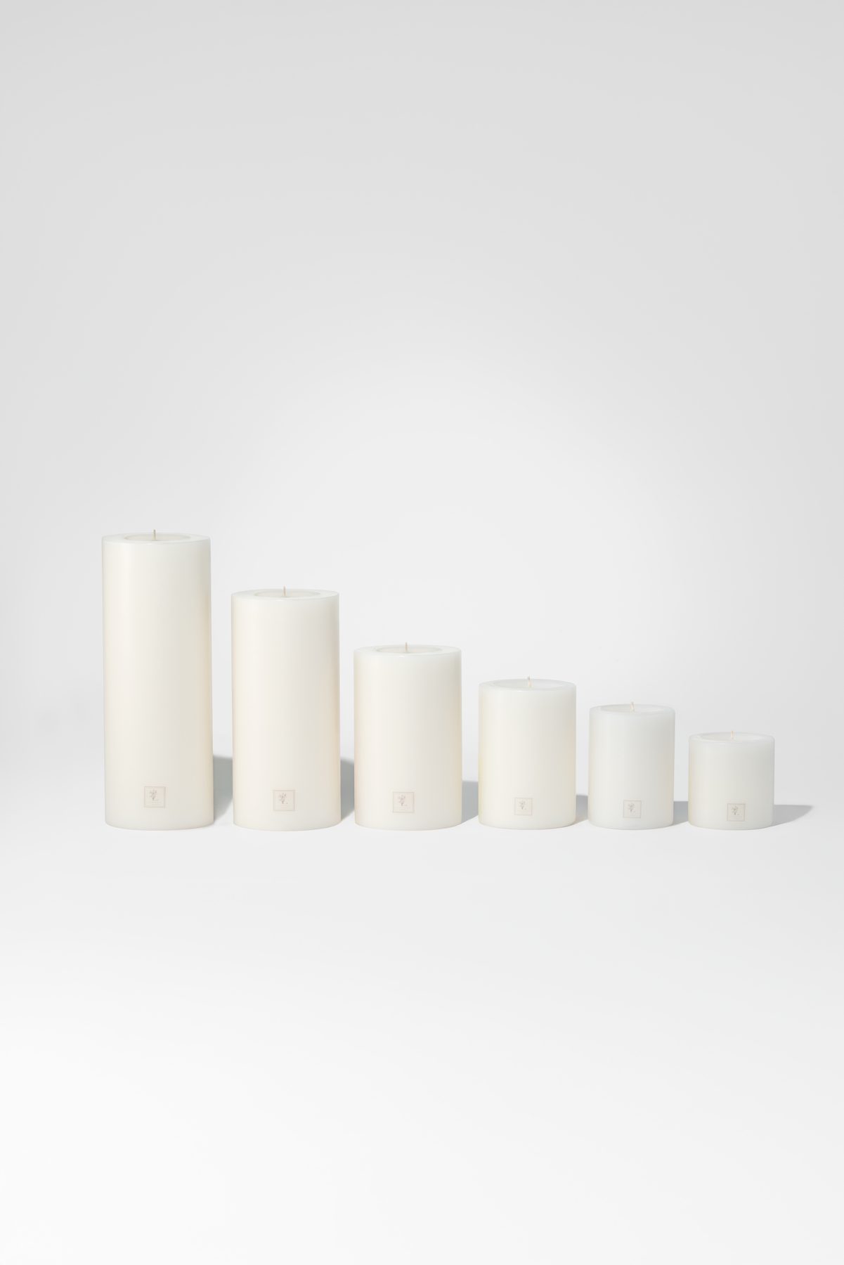 All six Lilianfeld sizes unlit